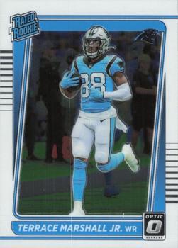 #218 Terrace Marshall Jr. - Carolina Panthers - 2021 Donruss Optic Football