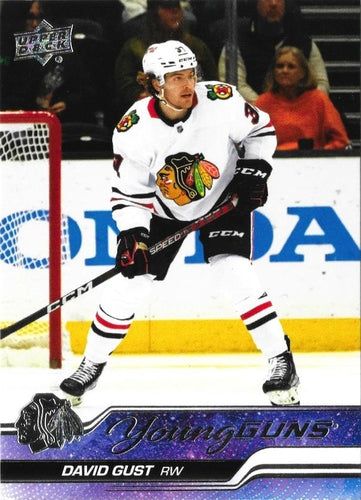 #218 David Gust - Chicago Blackhawks - 2023-24 Upper Deck Hockey