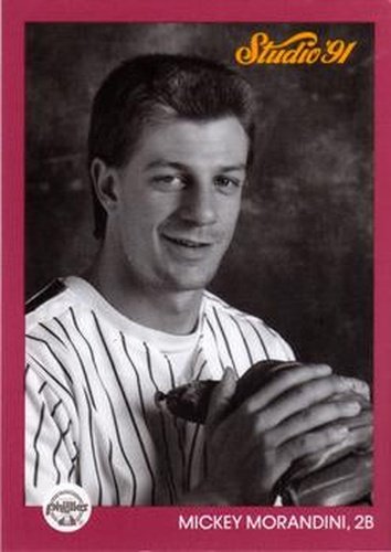 #218 Mickey Morandini - Philadelphia Phillies - 1991 Studio Baseball