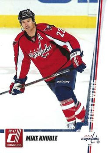 #218 Mike Knuble - Washington Capitals - 2010-11 Donruss Hockey