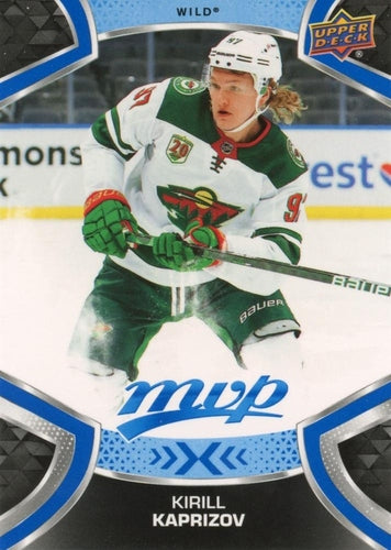 #218 Kirill Kaprizov - Minnesota Wild - 2021-22 Upper Deck MVP - Blue Hockey