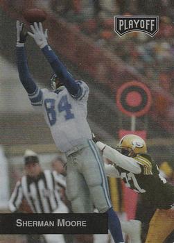 #218a Herman Moore - Detroit Lions - 1993 Playoff Football