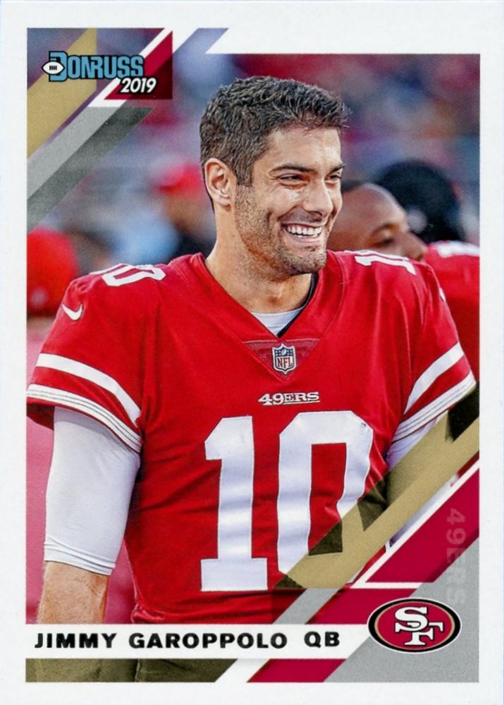 #219V Jimmy Garoppolo - San Francisco 49ers - 2019 Donruss Football