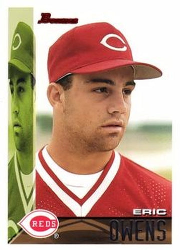 #219 Eric Owens - Cincinnati Reds - 1995 Bowman Baseball