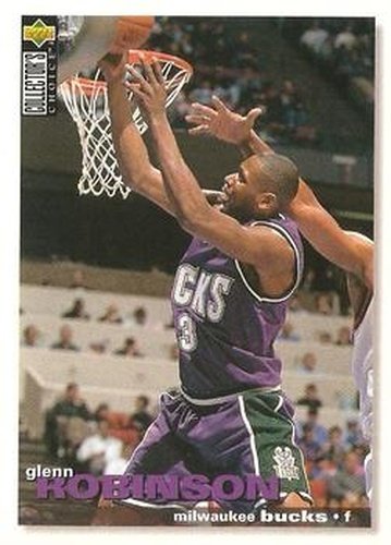 #219 Glenn Robinson - Milwaukee Bucks - 1995-96 Collector's Choice Basketball