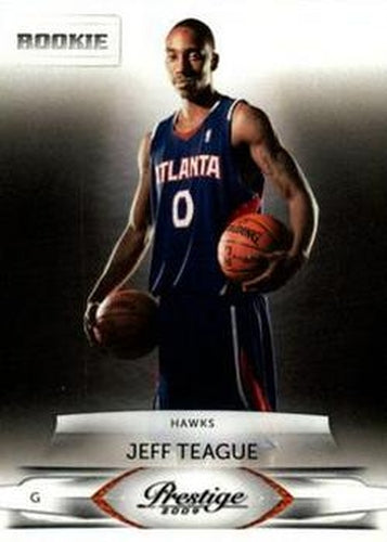 #219 Jeff Teague - Atlanta Hawks - 2009-10 Panini Prestige Basketball