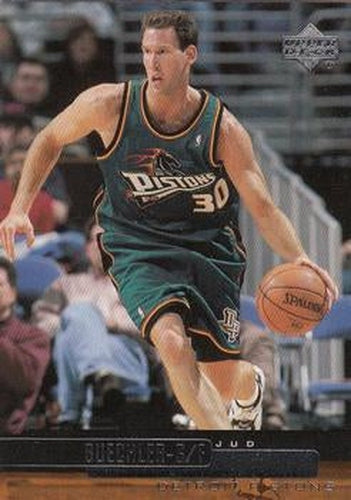 #219 Jud Buechler - Detroit Pistons - 1999-00 Upper Deck Basketball