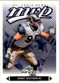 #219 Grant Wistrom - St. Louis Rams - 2003 Upper Deck MVP Football