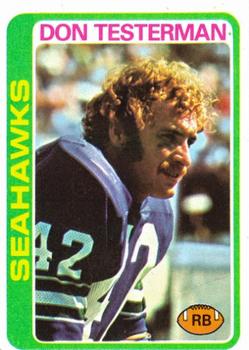 #219 Don Testerman - Seattle Seahawks - 1978 Topps Football