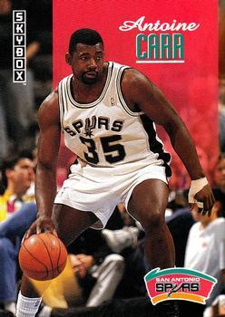#219 Antoine Carr - San Antonio Spurs - 1992-93 SkyBox Basketball