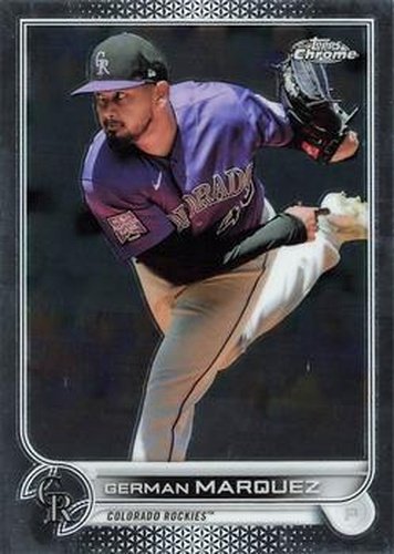 #219 German Marquez - Colorado Rockies - 2022 Topps Chrome Baseball