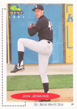#219 Jon Jenkins - South Bend White Sox - 1991 Classic Best Baseball