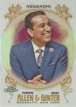 #219 Kevin Negandhi - 2021 Topps Allen & Ginter Chrome Baseball