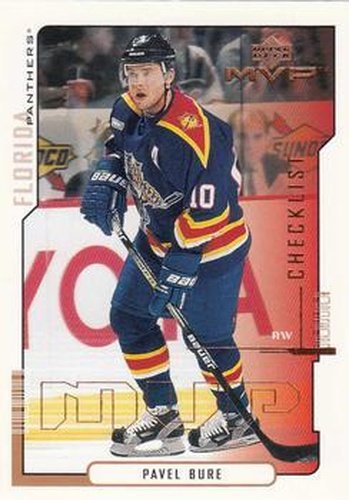 #219 Pavel Bure - Florida Panthers - 2000-01 Upper Deck MVP Hockey
