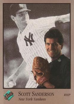 #219 Scott Sanderson - New York Yankees - 1992 Studio Baseball