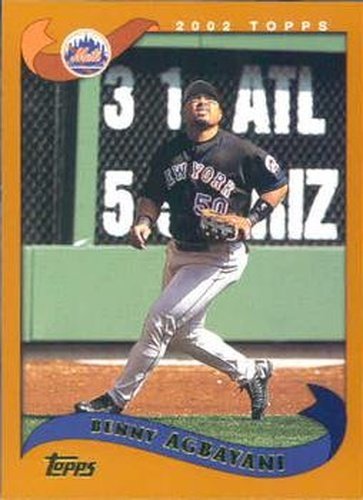 #219 Benny Agbayani - New York Mets - 2002 Topps Baseball