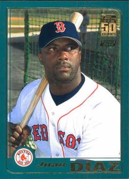 #T219 Juan Diaz - Boston Red Sox - 2001 Topps Traded & Rookies Baseball