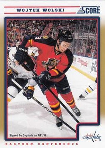 #219 Wojtek Wolski - Washington Capitals - 2012-13 Score - Gold Rush Hockey