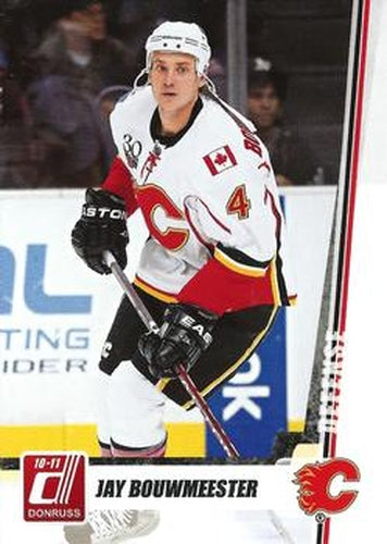 #219 Jay Bouwmeester - Calgary Flames - 2010-11 Donruss Hockey