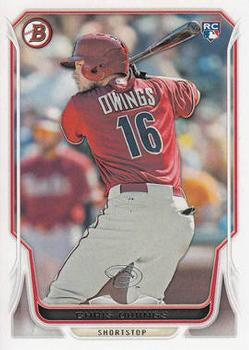 #219 Chris Owings - Arizona Diamondbacks - 2014 Bowman Baseball