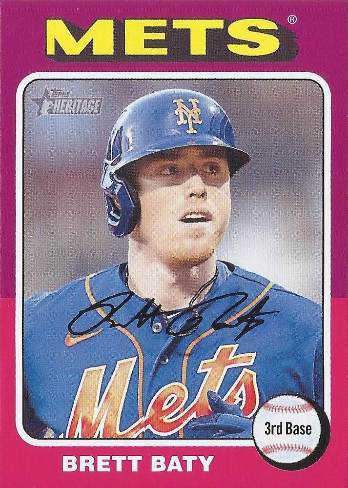 #219 Brett Baty - New York Mets - 2024 Topps Heritage Baseball