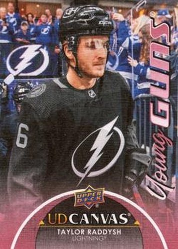 #C219 Taylor Raddysh - Tampa Bay Lightning - 2021-22 Upper Deck - UD Canvas Hockey