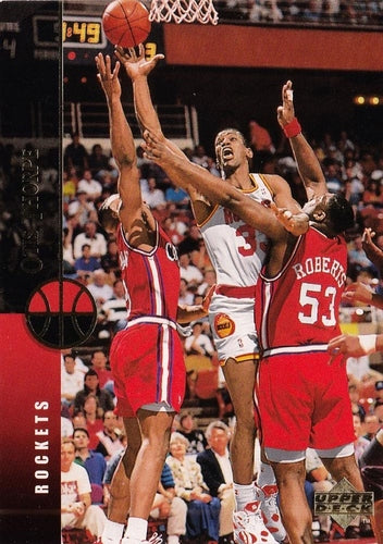 #219 Otis Thorpe - Houston Rockets - 1994-95 Upper Deck Basketball