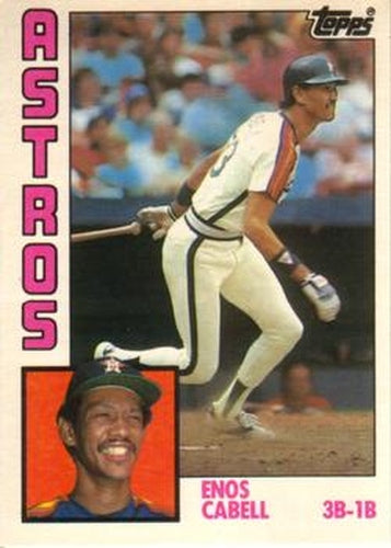 #21T Enos Cabell - Houston Astros - 1984 Topps Traded Baseball