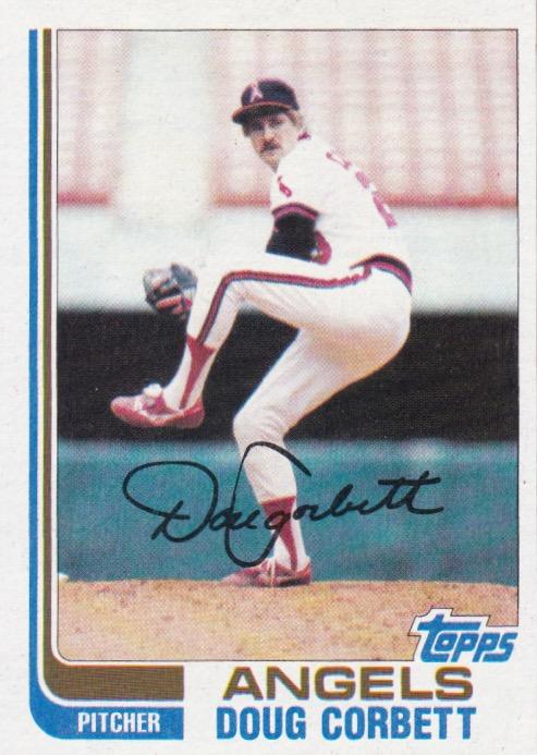 #21T Doug Corbett - California Angels - 1982 Topps Traded Baseball