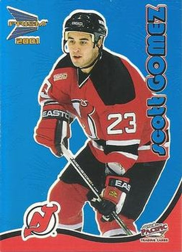 #21 Scott Gomez - New Jersey Devils - 2000-01 Pacific Prism McDonald's - Blue Hockey