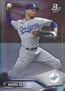 #21 Mookie Betts - Los Angeles Dodgers - 2021 Bowman Platinum Baseball