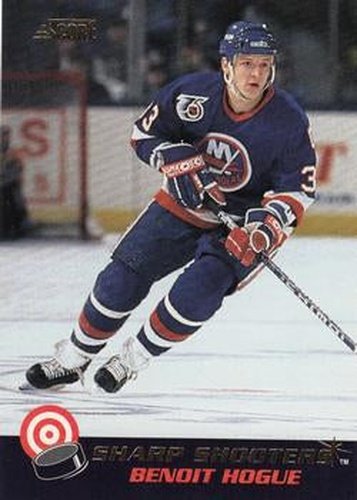 #21 Benoit Hogue - New York Islanders - 1992-93 Score - Sharp Shooters Hockey