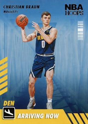 #21 Christian Braun - Denver Nuggets - 2022-23 Hoops - Arriving Now Basketball