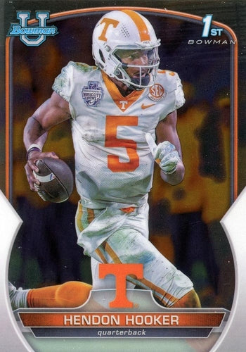 #21 Hendon Hooker - Tennessee Volunteers - 2022 Bowman Chrome University Football