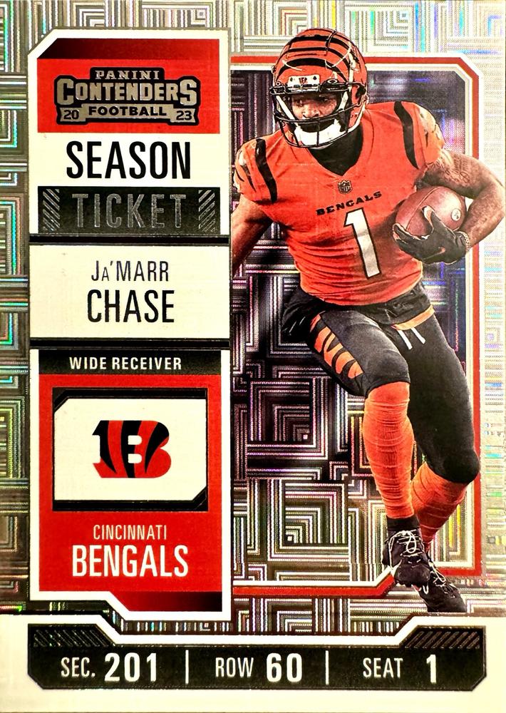 #21 Ja'Marr Chase - Cincinnati Bengals - 2023 Panini Contenders Football