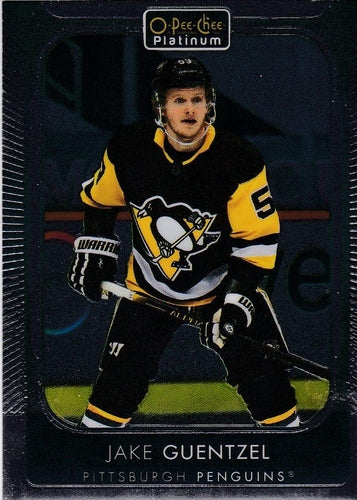 #21 Jake Guentzel - Pittsburgh Penguins - 2021-22 O-Pee-Chee Platinum Hockey