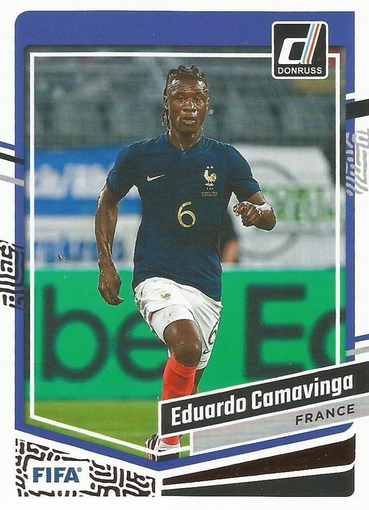 #21 Eduardo Camavinga - France - 2023-24 Donruss Soccer