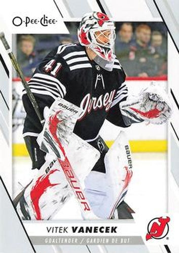 #21 Vitek Vanecek - New Jersey Devils - 2023-24 O-Pee-Chee Hockey