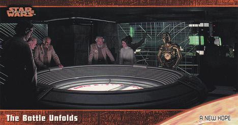 #21 The Battle Unfolds - 1997 Topps Widevision Star Wars Trilogy