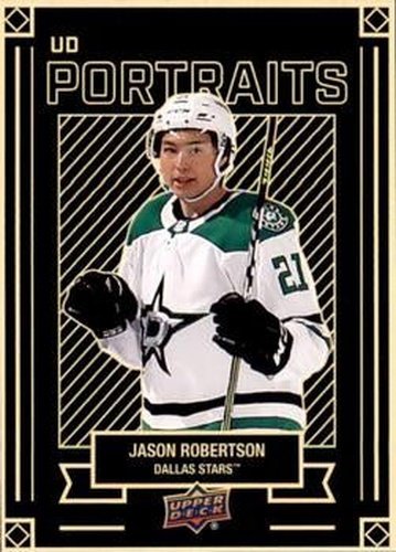 #P-21 Jason Robertson - Dallas Stars - 2022-23 Upper Deck - UD Portraits Hockey