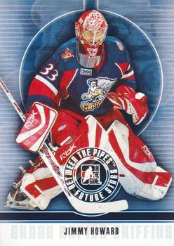 #21 Jimmy Howard - Grand Rapids Griffins - 2008-09 In The Game Between The Pipes Hockey