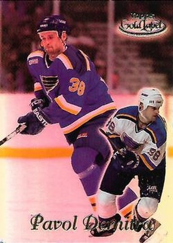 #21 Pavol Demitra - St. Louis Blues - 1999-00 Topps Gold Label Hockey