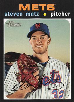 #21 Steven Matz - New York Mets - 2020 Topps Heritage Baseball