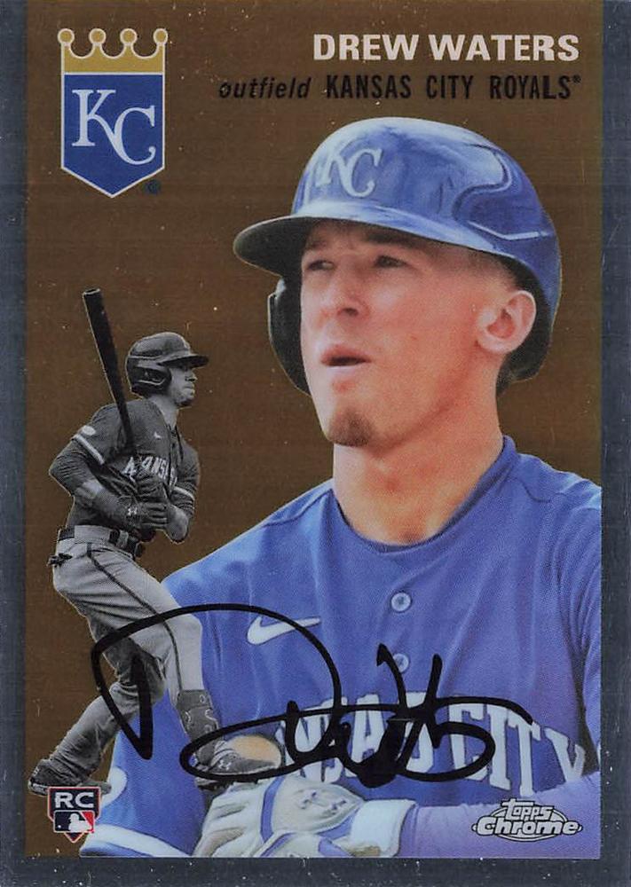 #21 Drew Waters - Kansas City Royals - 2023 Topps Chrome Platinum Anniversary Baseball