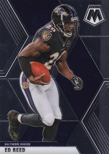 #21 Ed Reed - Baltimore Ravens - 2020 Panini Mosaic Football