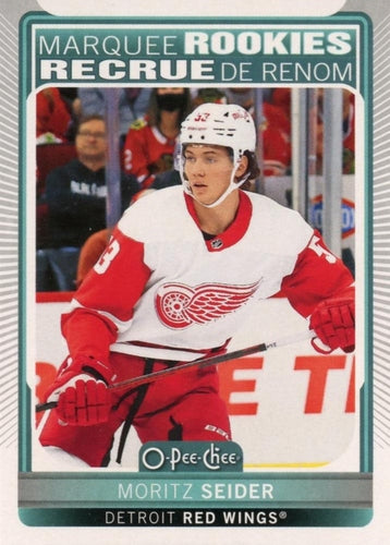 #621 Moritz Seider - Detroit Red Wings - 2021-22 O-Pee-Chee Hockey