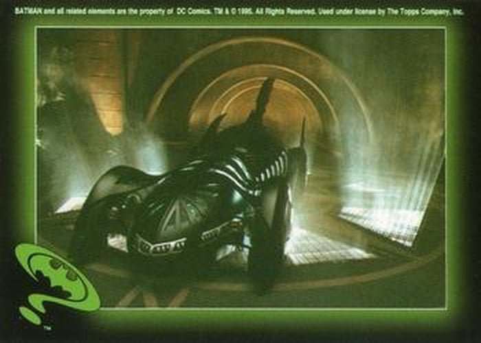 #21 The Batmobile - 1995 Topps Batman Forever Stickers