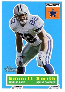 #21 Emmitt Smith - Dallas Cowboys - 2001 Topps Heritage Football