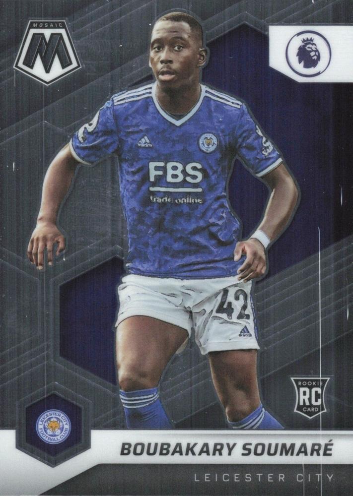 #21 Boubakary Soumare - Leicester City - 2021-22 Panini Mosaic Premier League Soccer