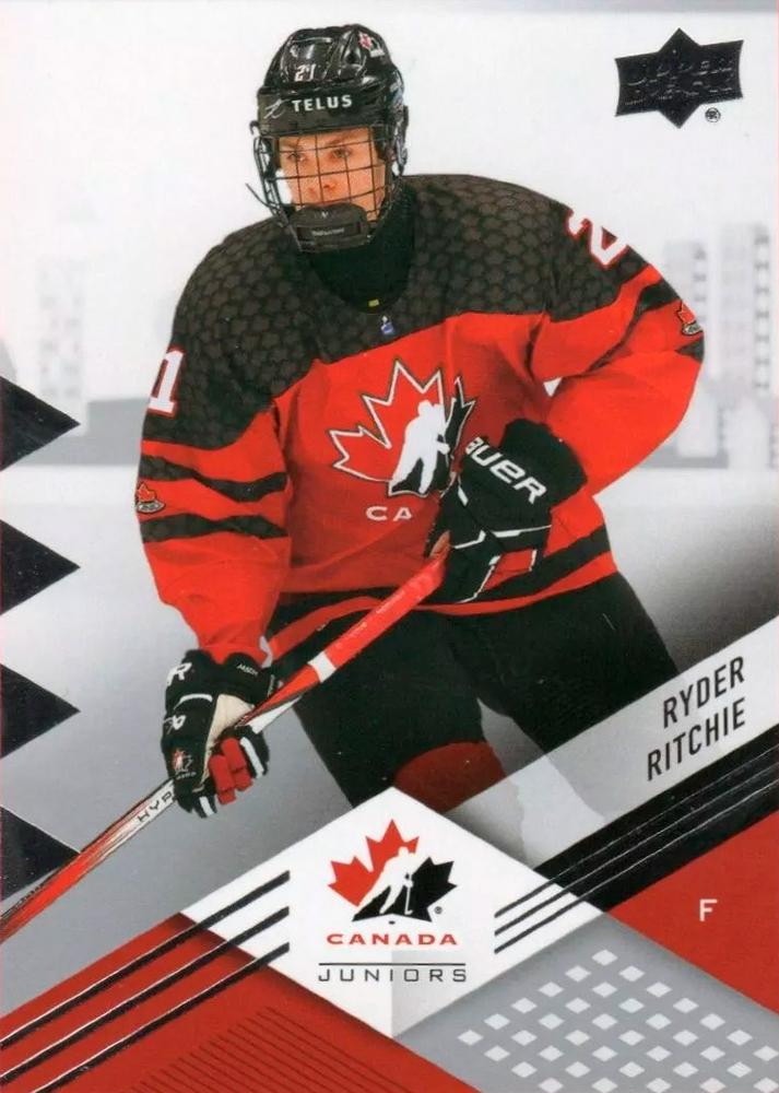 #21 Ryder Ritchie - Canada - 2024 Upper Deck Team Canada Juniors Hockey